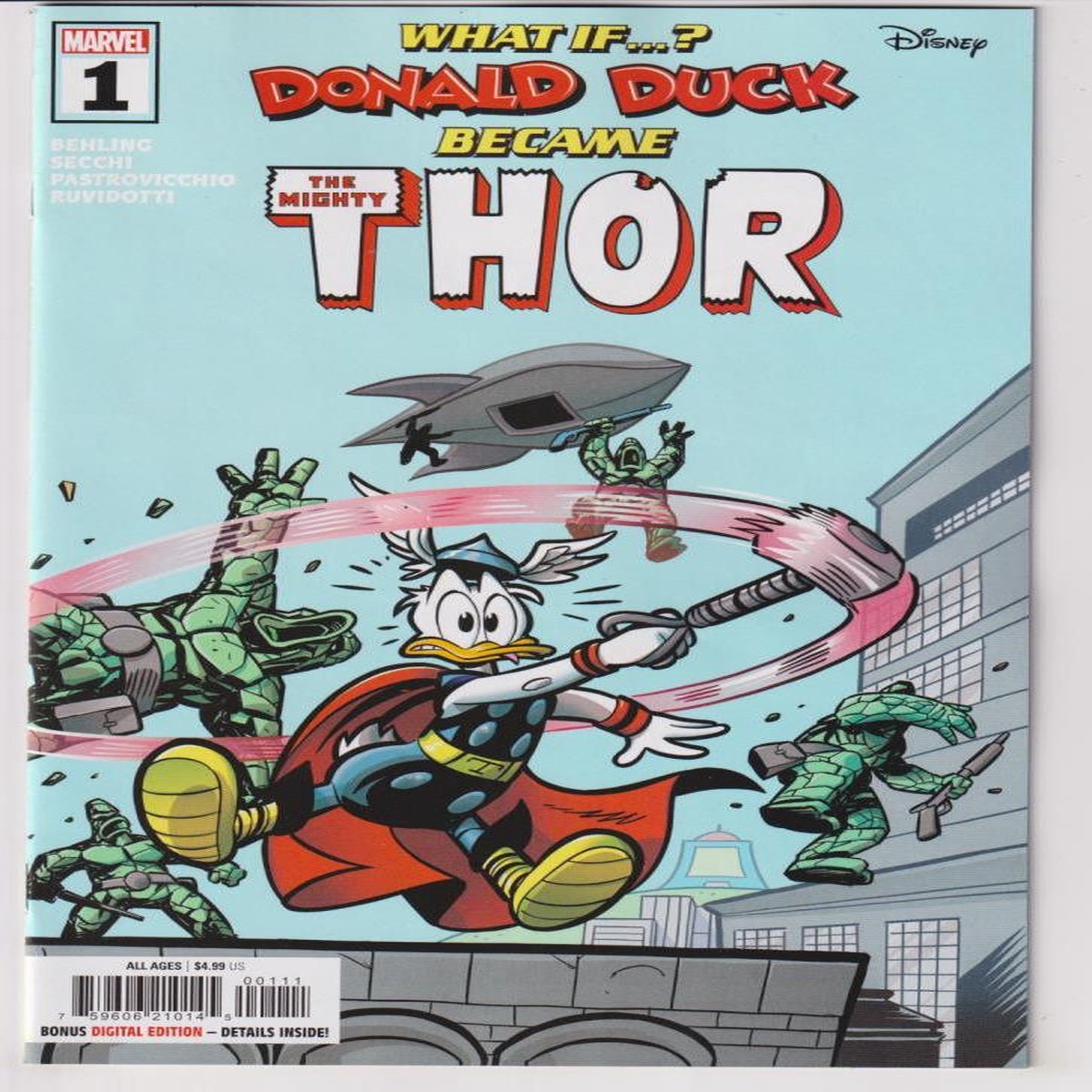 WHAT IF DONALD DUCK BECAME THOR #1 (MARVEL 2024) "NEW UNREAD"