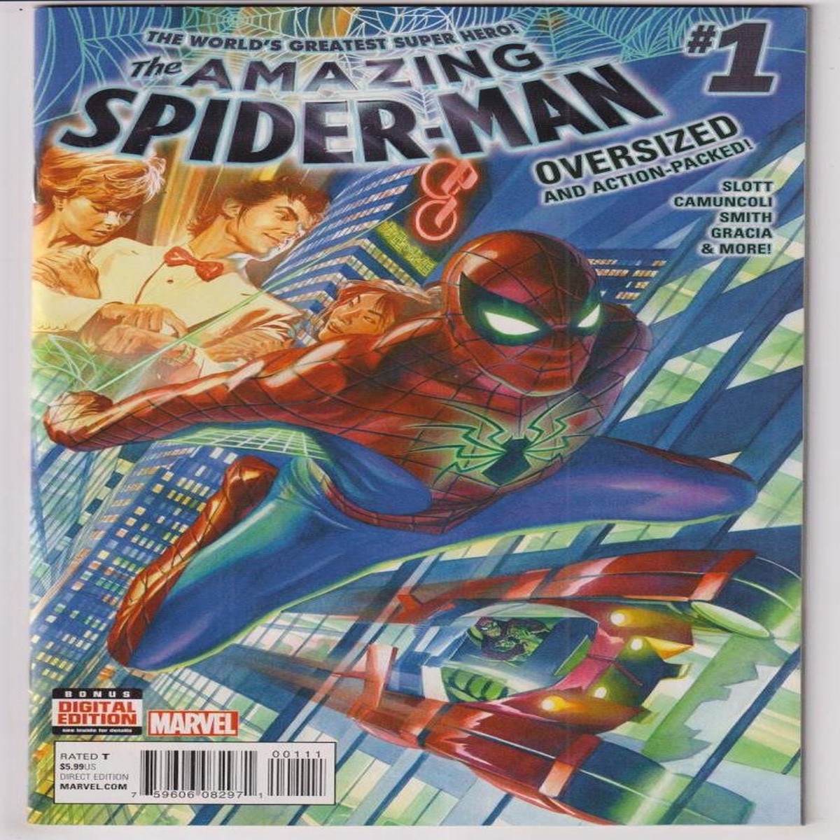 AMAZING SPIDER-MAN (2015) #01 (MARVEL 2015) "NEW UNREAD" C2