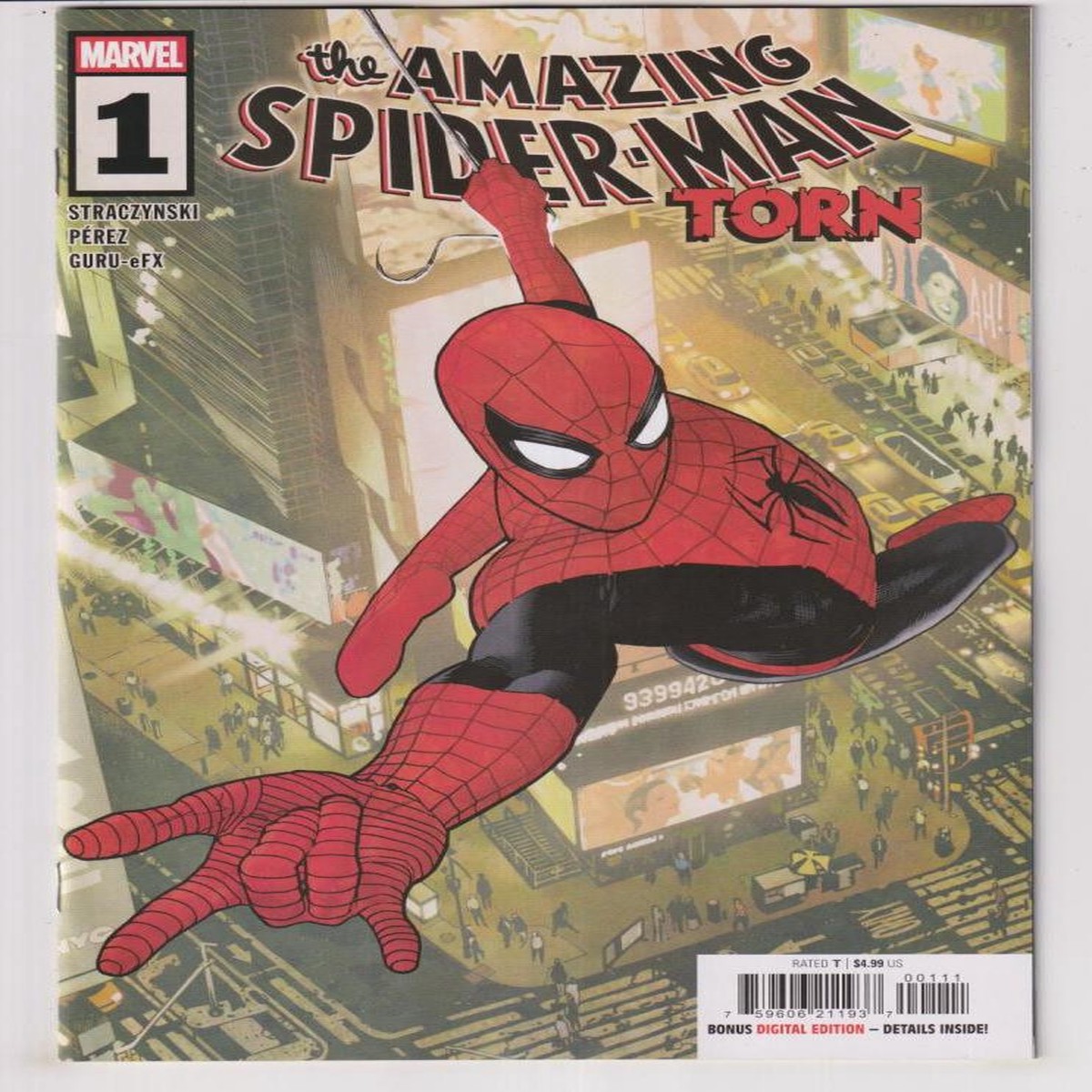 AMAZING SPIDER-MAN TORN #1 (MARVEL 2025) "NEW UNREAD"