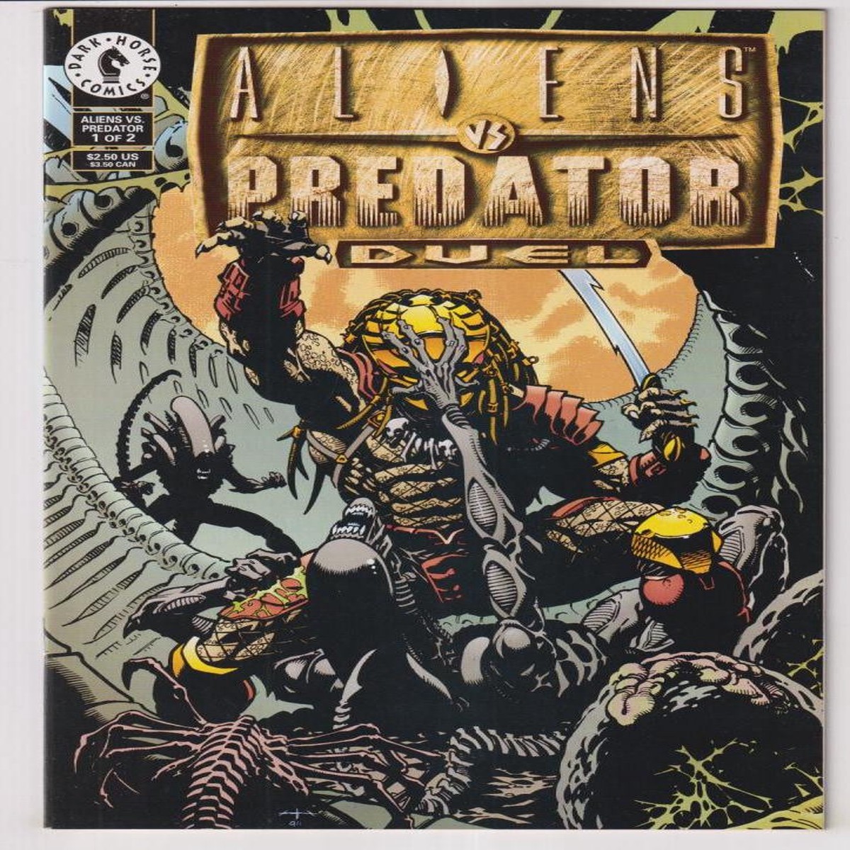 ALIENS VS PREDATOR DUEL #1 (DARK HORSE 1995)