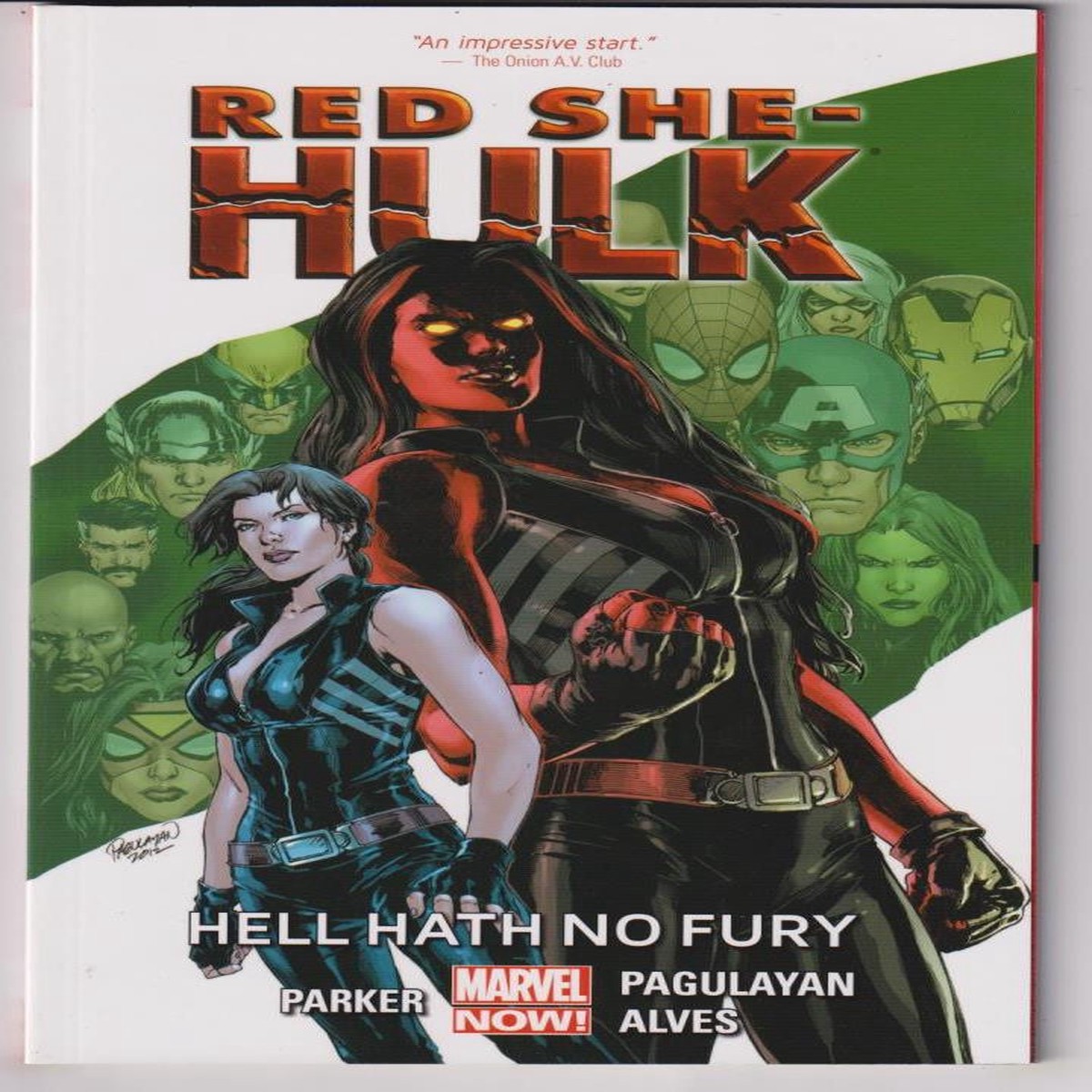 RED SHE-HULK TP HELL HATH NO FURY NOW "NEW UNREAD"