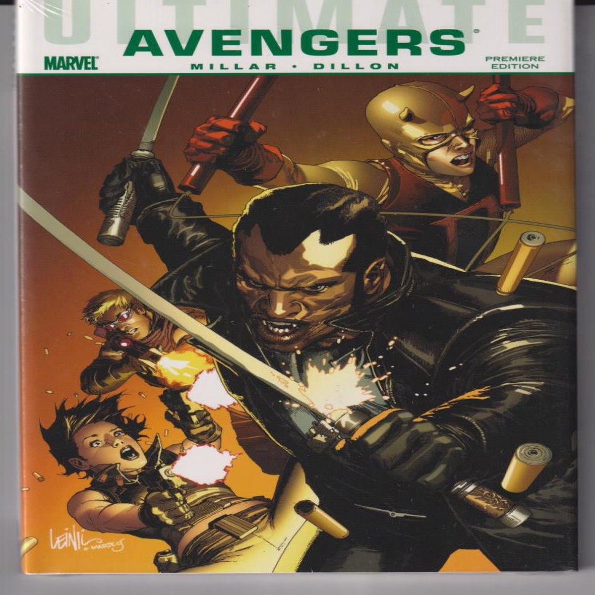 ULTIMATE COMICS AVENGERS PREM HC BLADE VS AVENGERS "NEW UNREAD"