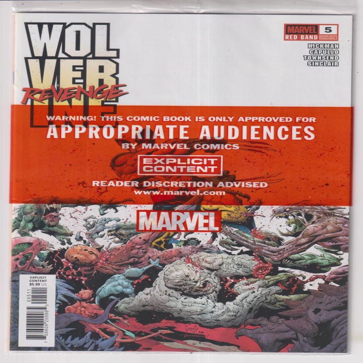 WOLVERINE REVENGE #5 (OF 5) RED BAND (MARVEL 2025) "NEW UNREAD"