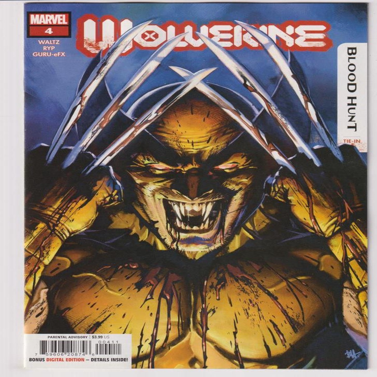 WOLVERINE BLOOD HUNT #4 (OF 4) (MARVEL 2024) "NEW UNREAD"