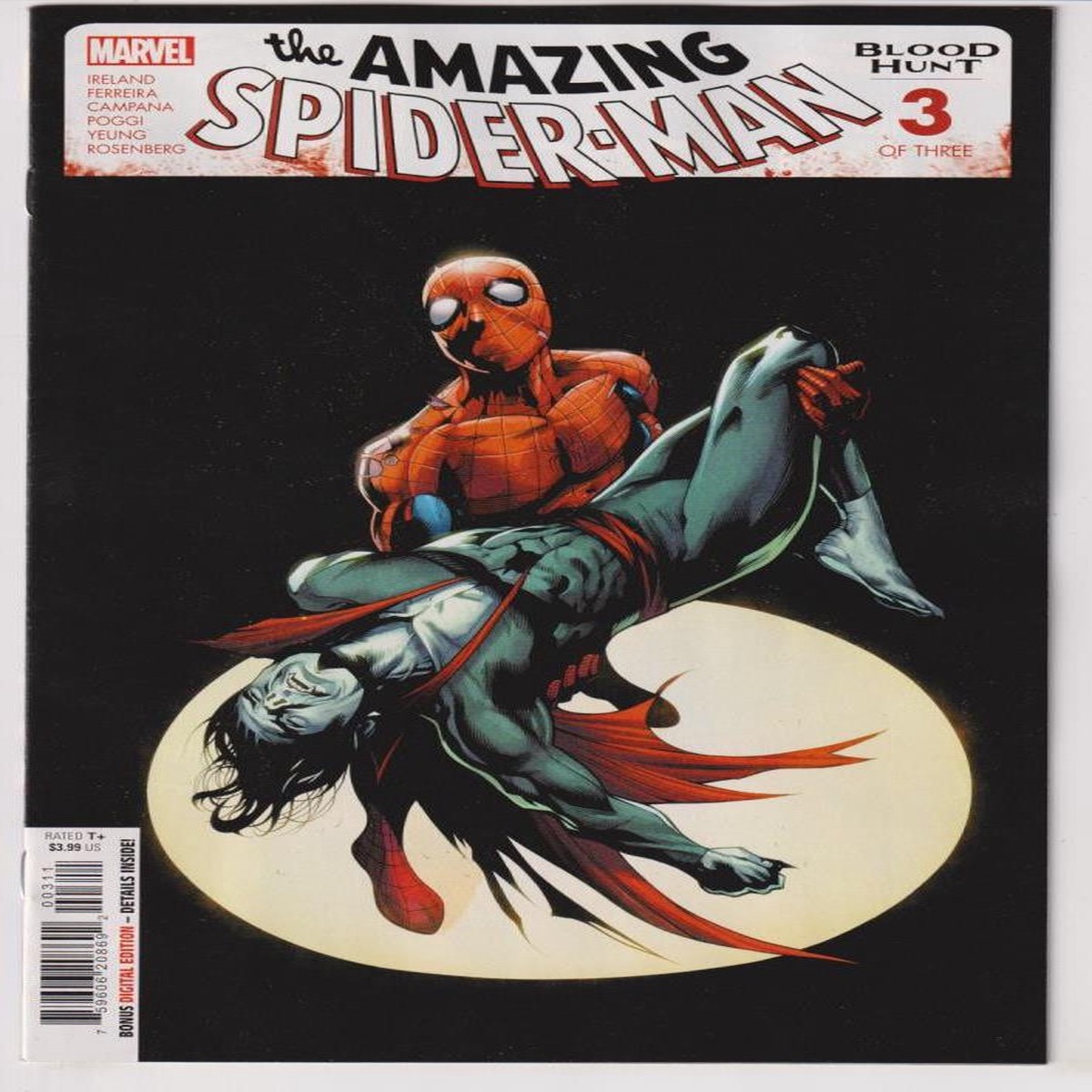 AMAZING SPIDER-MAN BLOOD HUNT #3 (OF 3) (MARVEL 2024) "NEW UNREAD"