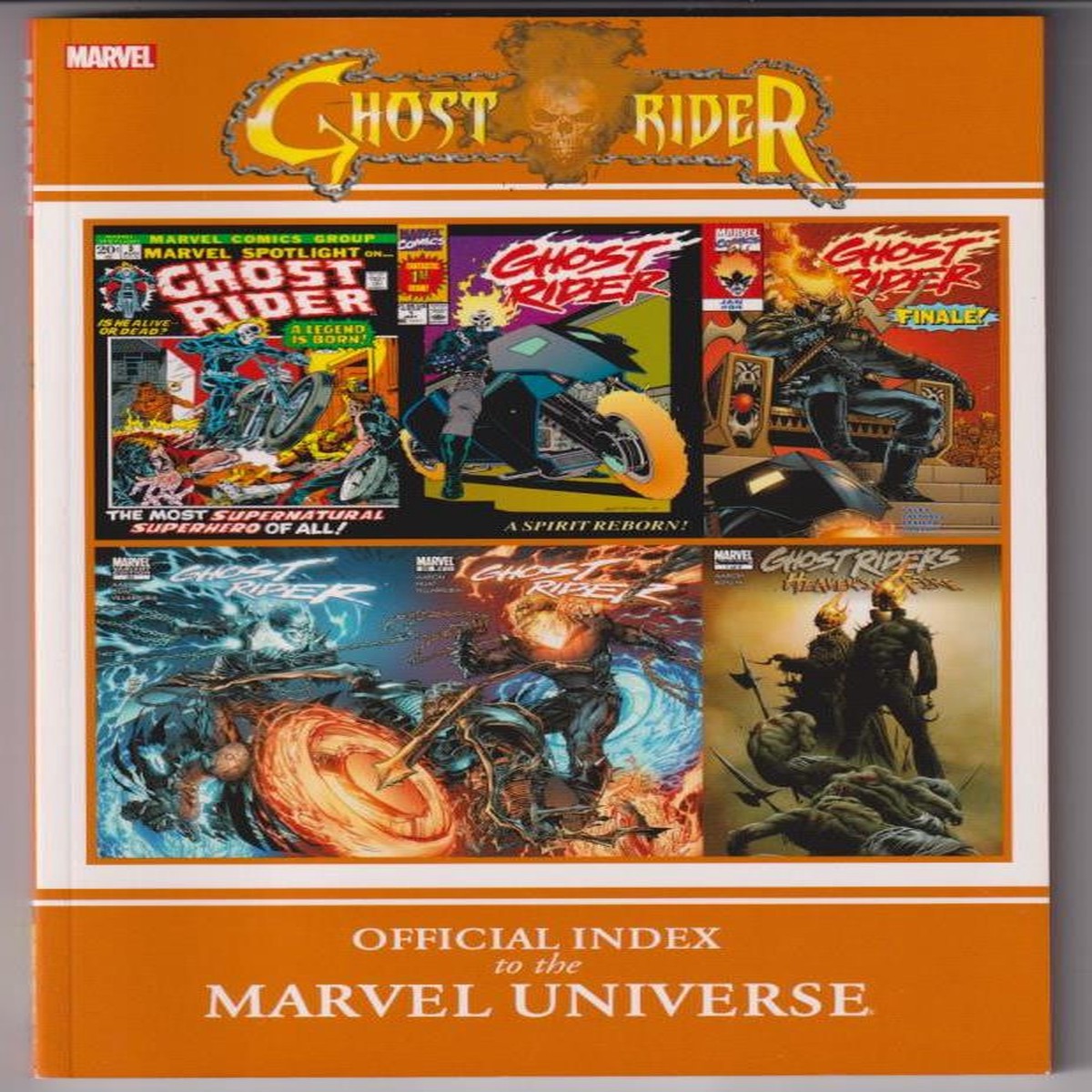 GHOST RIDER OFF INDEX TO MARVEL UNIVERSE GN TP "NEW UNREAD"