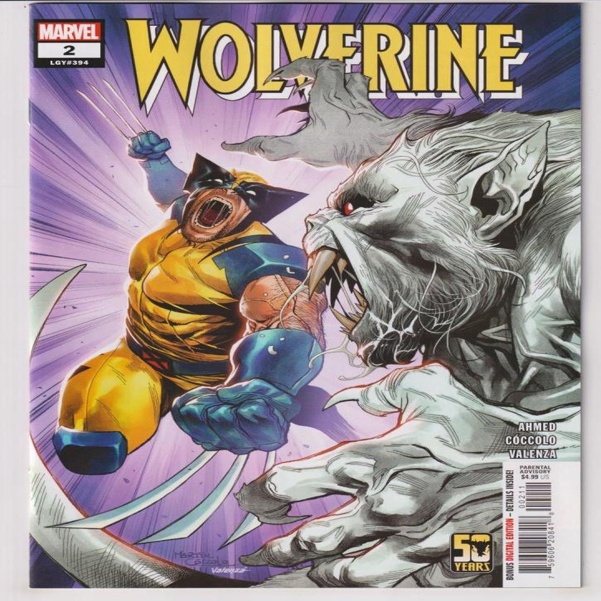 WOLVERINE (2024) #02 (MARVEL 2024) "NEW UNREAD"