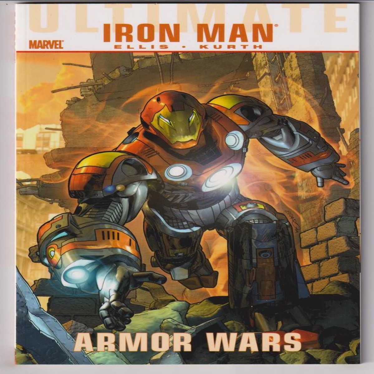 ULTIMATE COMICS IRON MAN ARMOR WARS TP "NEW UNREAD"