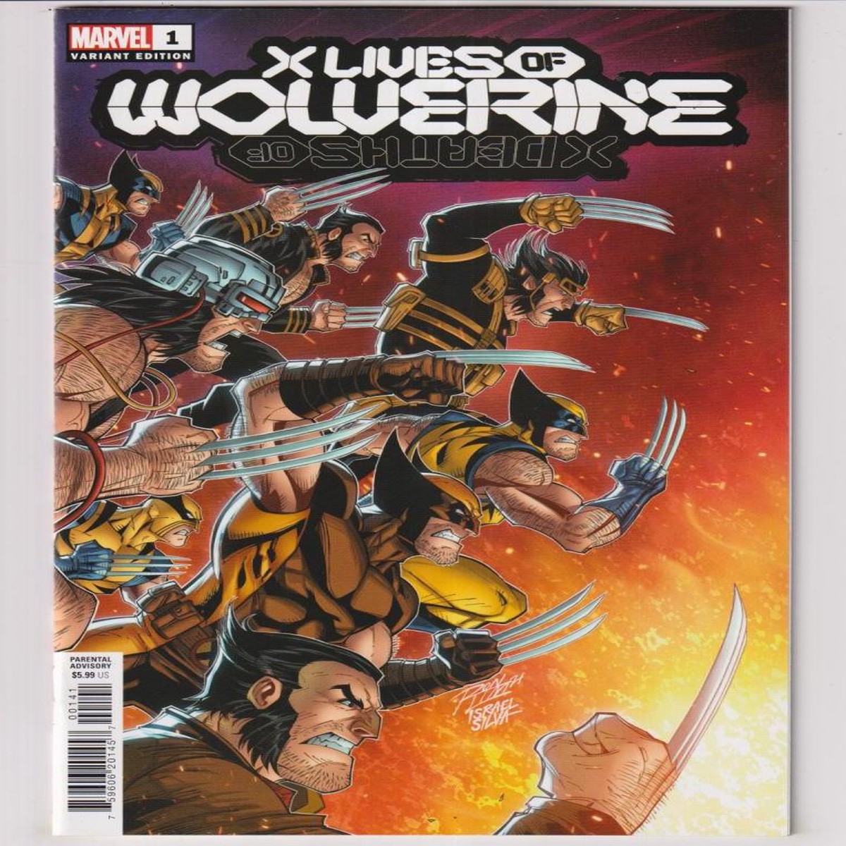 X LIVES OF WOLVERINE #1 RON LIM VAR (MARVEL 2022) "NEW UNREAD" C2