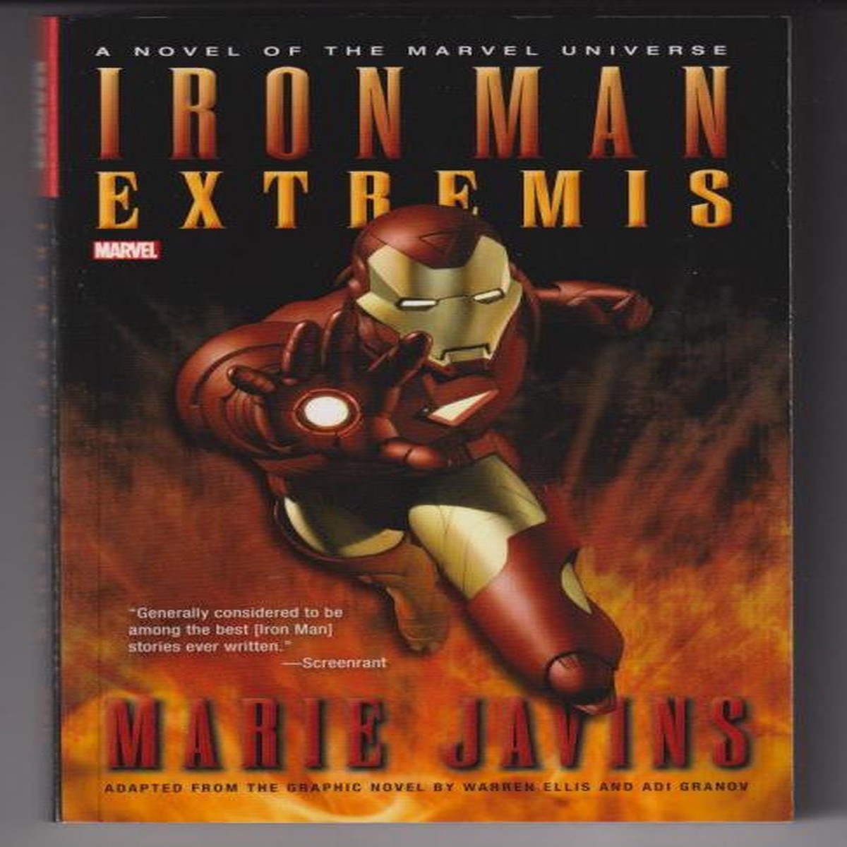 IRON MAN EXTREMIS PROSE NOVEL MASS MARKET TP "NEW UNREAD"