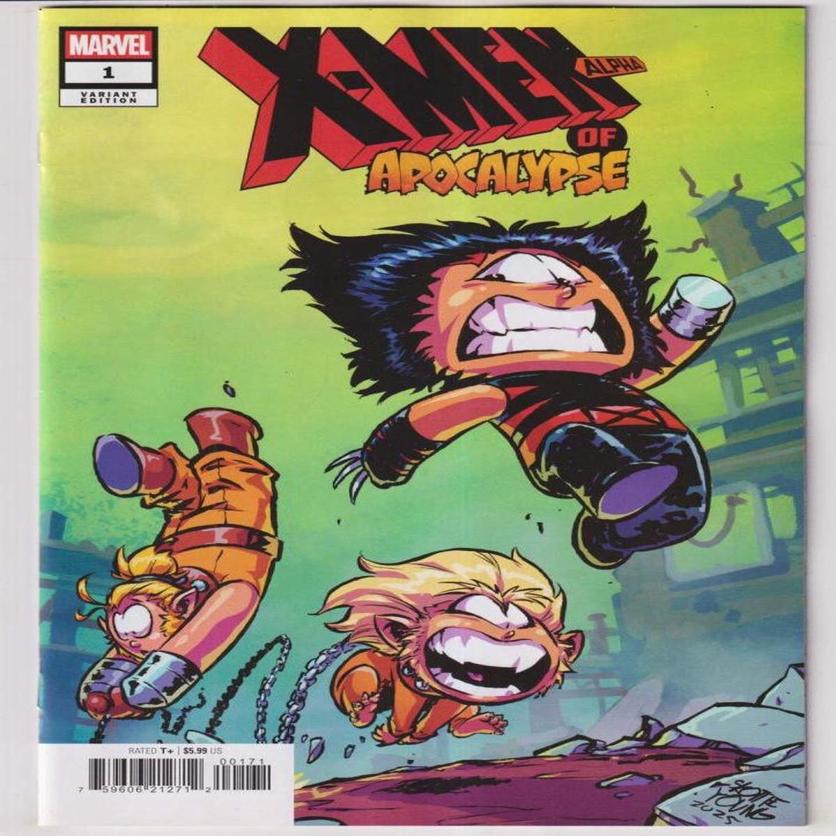 X-MEN OF APOCALYPSE ALPHA #1 SKOTTIE YOUNG VARIANT (MARVEL 2025) "NEW UNREAD"