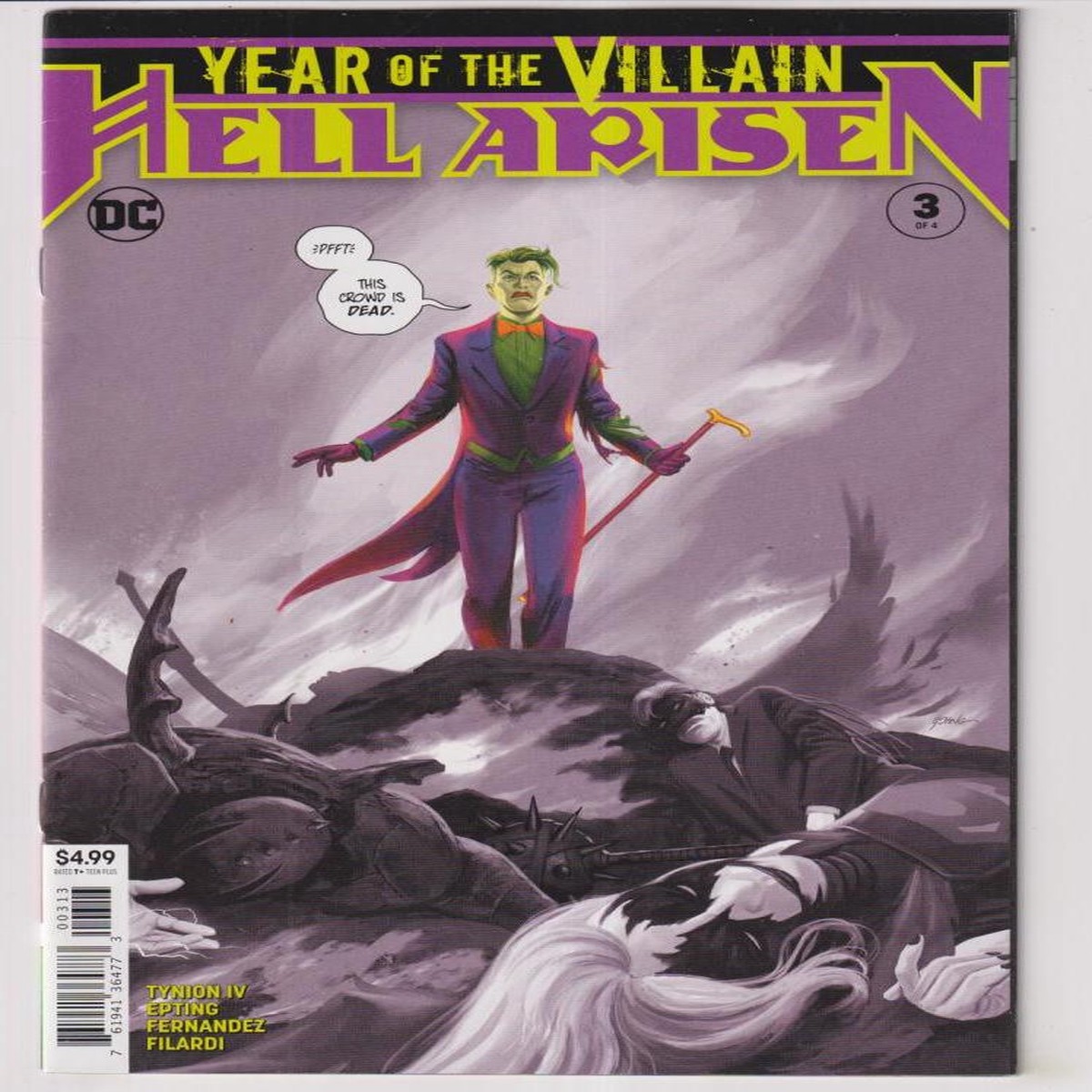 YEAR OF THE VILLAIN HELL ARISEN #3 (OF 4) 3RD PRINT (DC 2020)