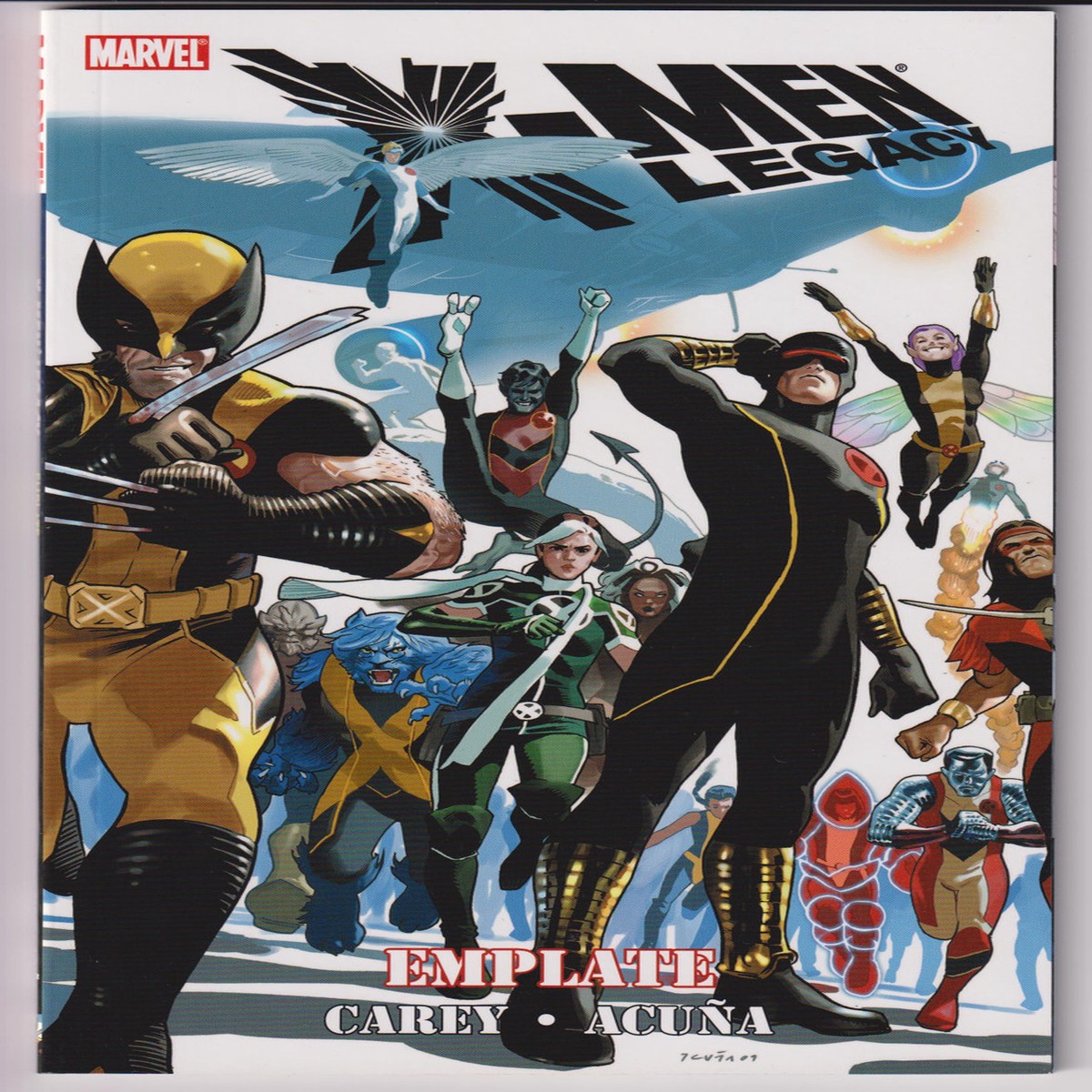 X-MEN LEGACY TP EMPLATE "NEW UNREAD" C2