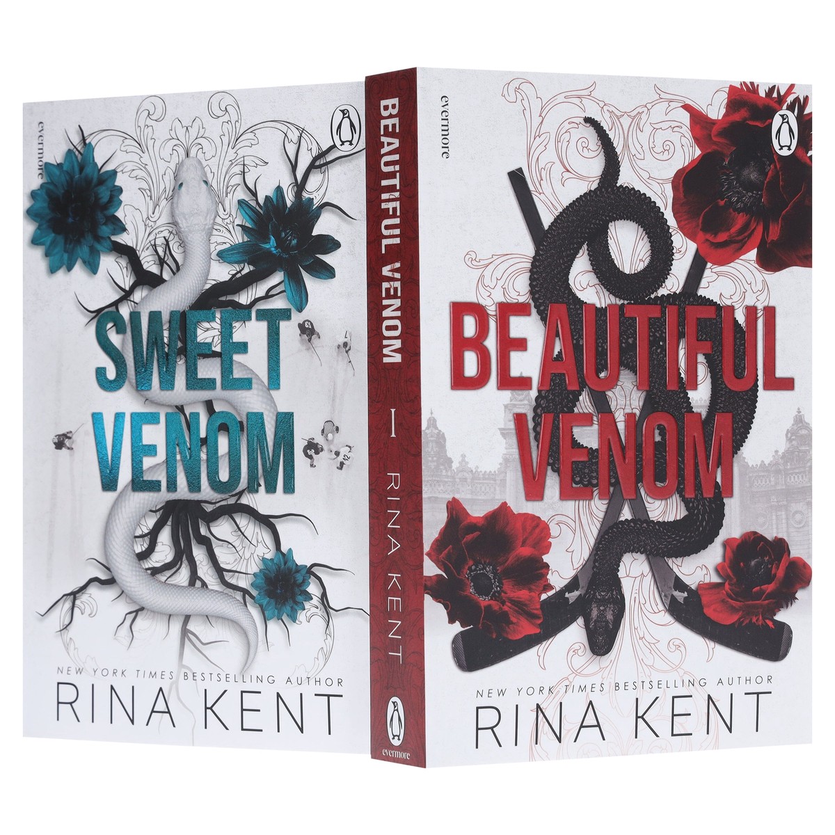 Vipers Series (Beautiful Venom & Sweet Venom) by Rina Kent 2 Books Collection Set – Dark Romance Fiction – Paperback