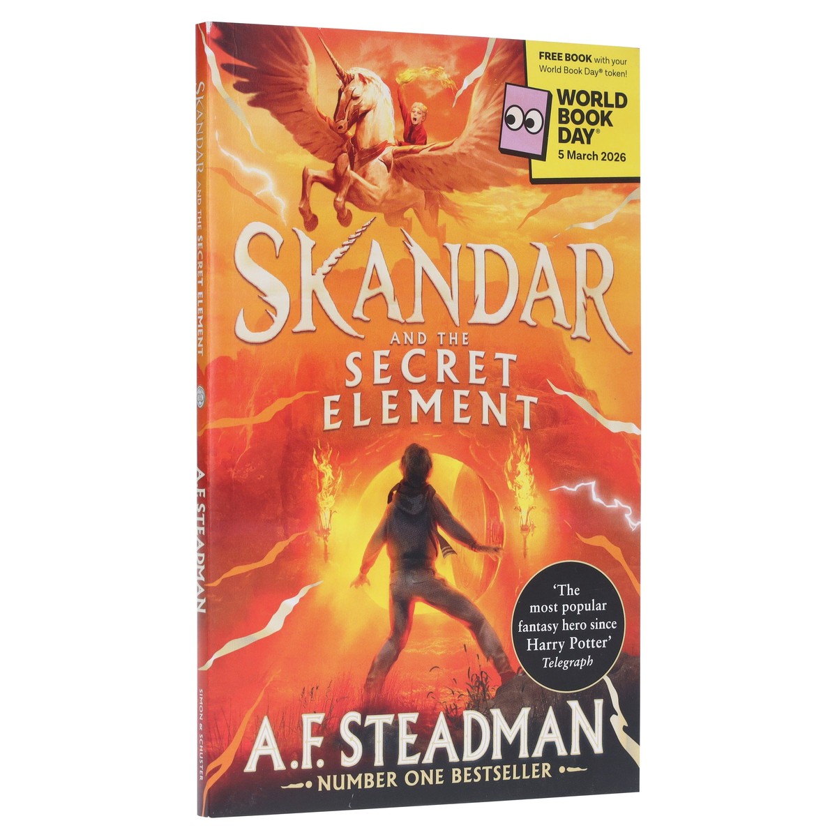 Skandar and the Secret Element: World Book Day 2026 by A.F. Steadman - Ages 8+ - Paperback