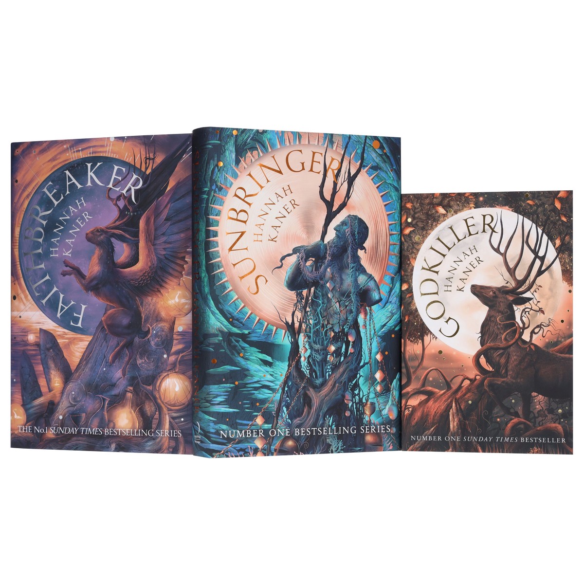The Fallen Gods Trilogy by Hannah Kaner 3 Books Collection Set - Fiction - Paperback/Hardback