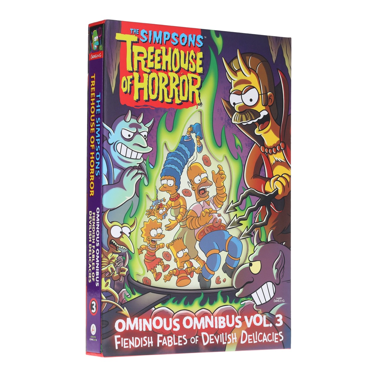 The Simpsons Treehouse of Horror Ominous Omnibus Vol. 3: Fiendish Fables of Devilish Delicacies by Matt Groening - Ages 12+ - Hardback