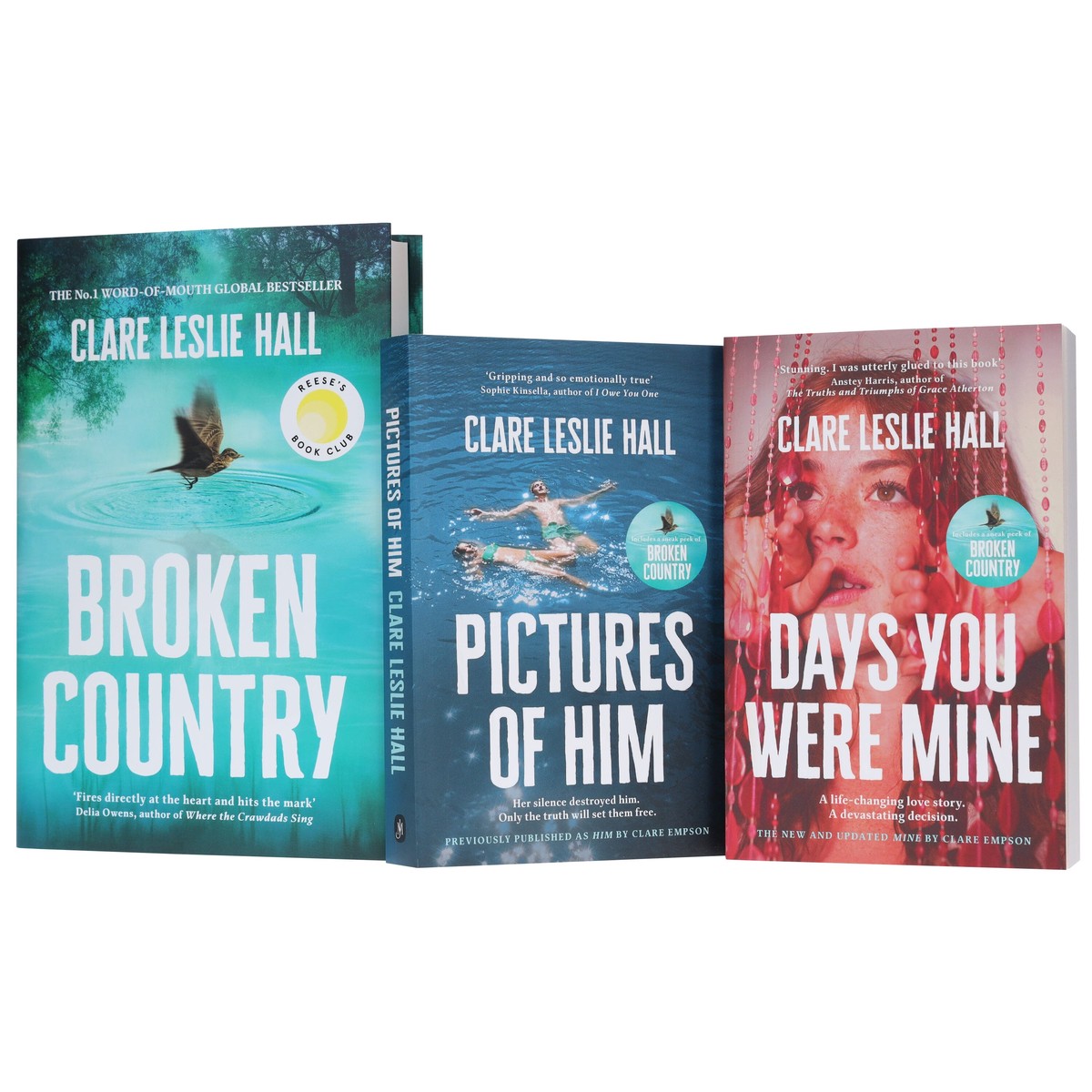 Days You Were Mine, Pictures of Him & Broken Country By Clare Leslie Hall 3 Books Collection Set - Fiction - Paperback/Hardback
