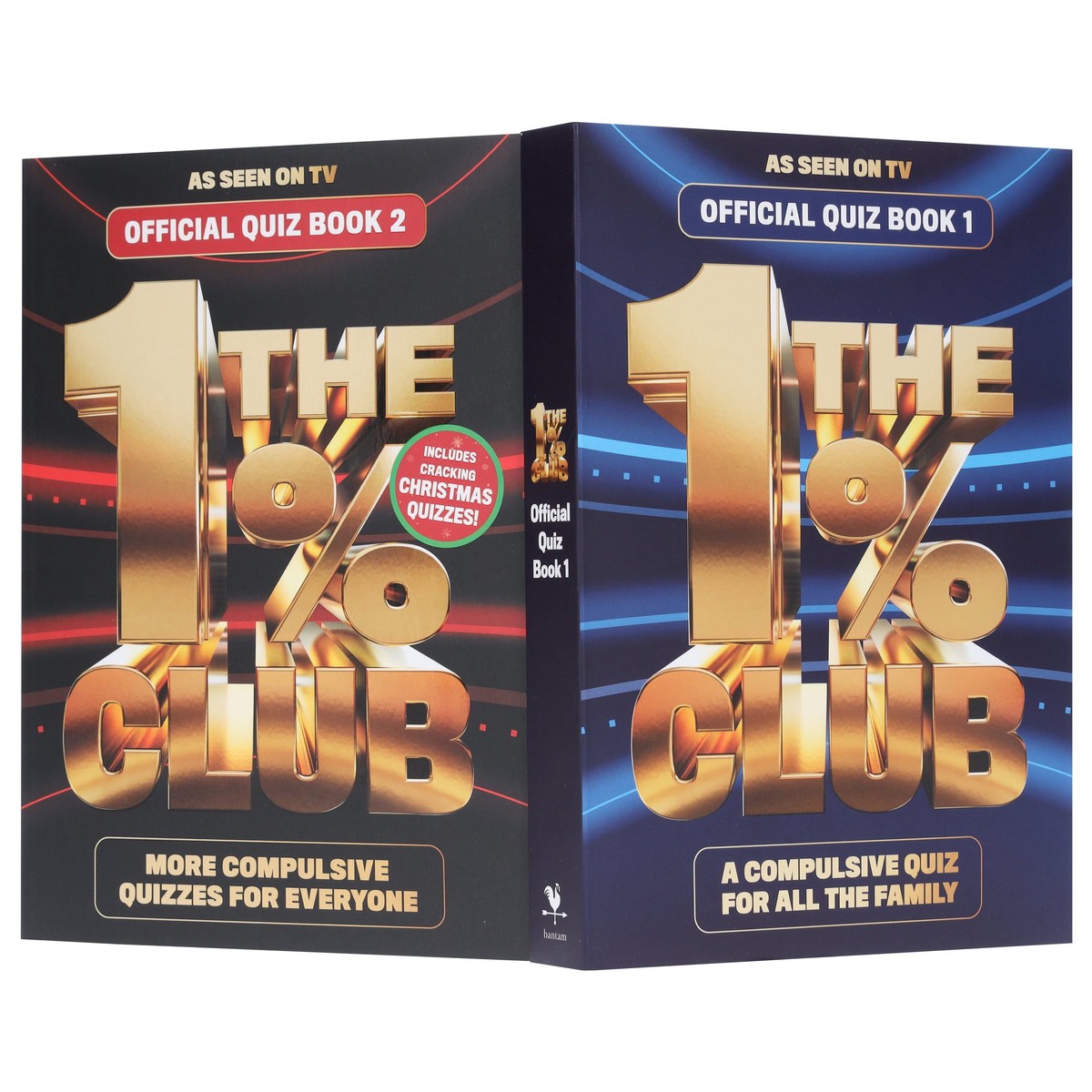 The 1% Club Official Quiz (Book 1&2) by BBC Studios 2 Books Collection Set - Non Fiction - Paperback