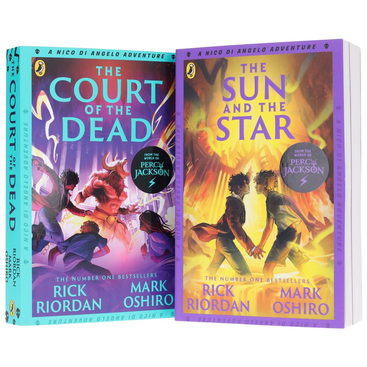 A Nico di Angelo Adventures Series by Rick Riordan & Mark Oshiro 2 Books Collection Set - Ages 9-17 - Paperback