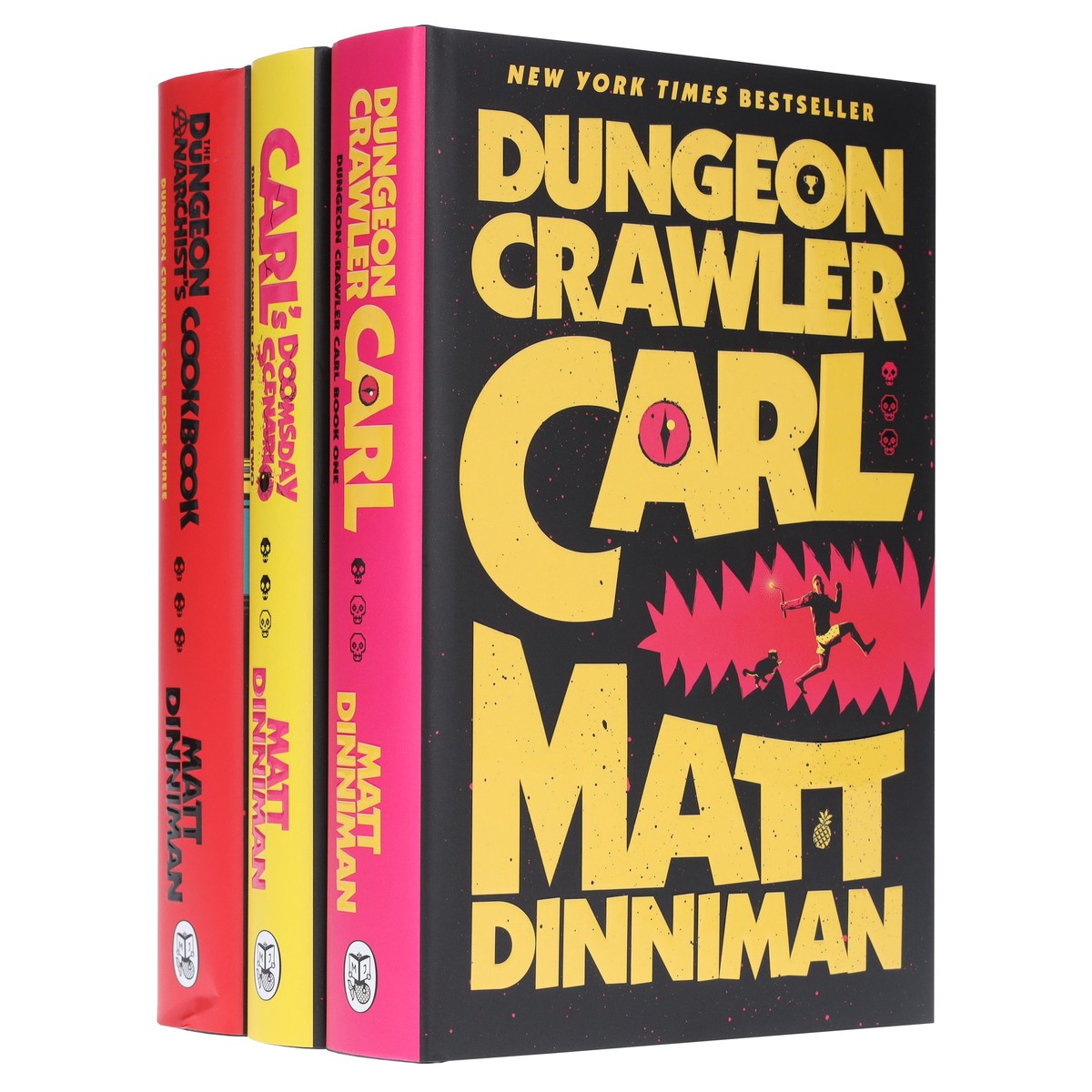Dungeon Crawler Carl Series (Book 1-3) by Matt Dinniman 3 Books Collection Set - Fiction - Hardback
