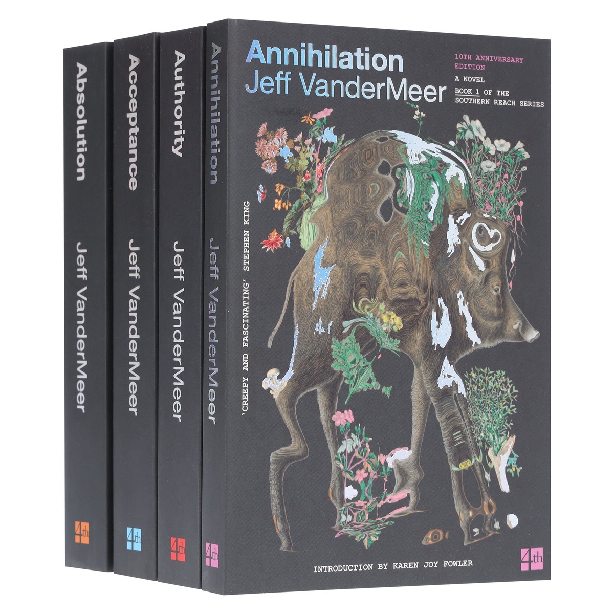 Southern Reach Series by Jeff VanderMeer (10th Anniversary Edition) 4 Books Collection Set - Fiction - Paperback