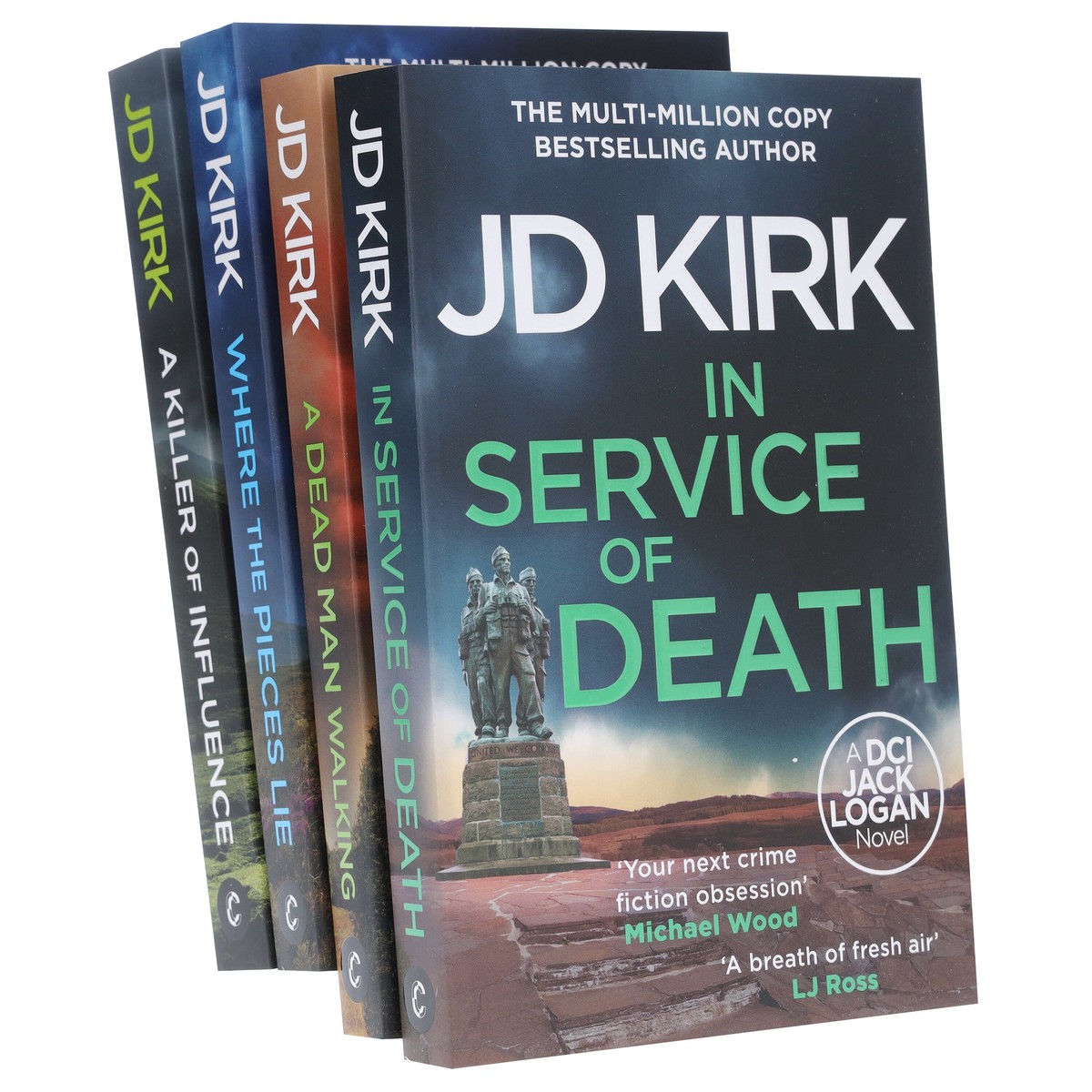 DCI Logan Crime Thrillers (Book 17-20) by JD Kirk 4 Books Collection Set - Fiction - Paperback