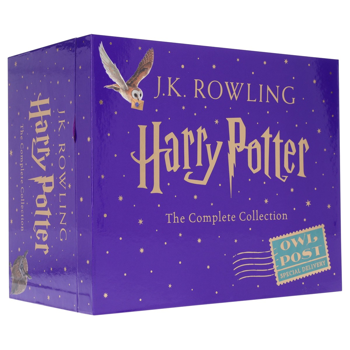 Harry Potter Magical Owl Post Box Set by J.K. Rowling: Complete 7 Books Childrens Collection With Fun Character Stickers! - Ages 9-11 - Hardback