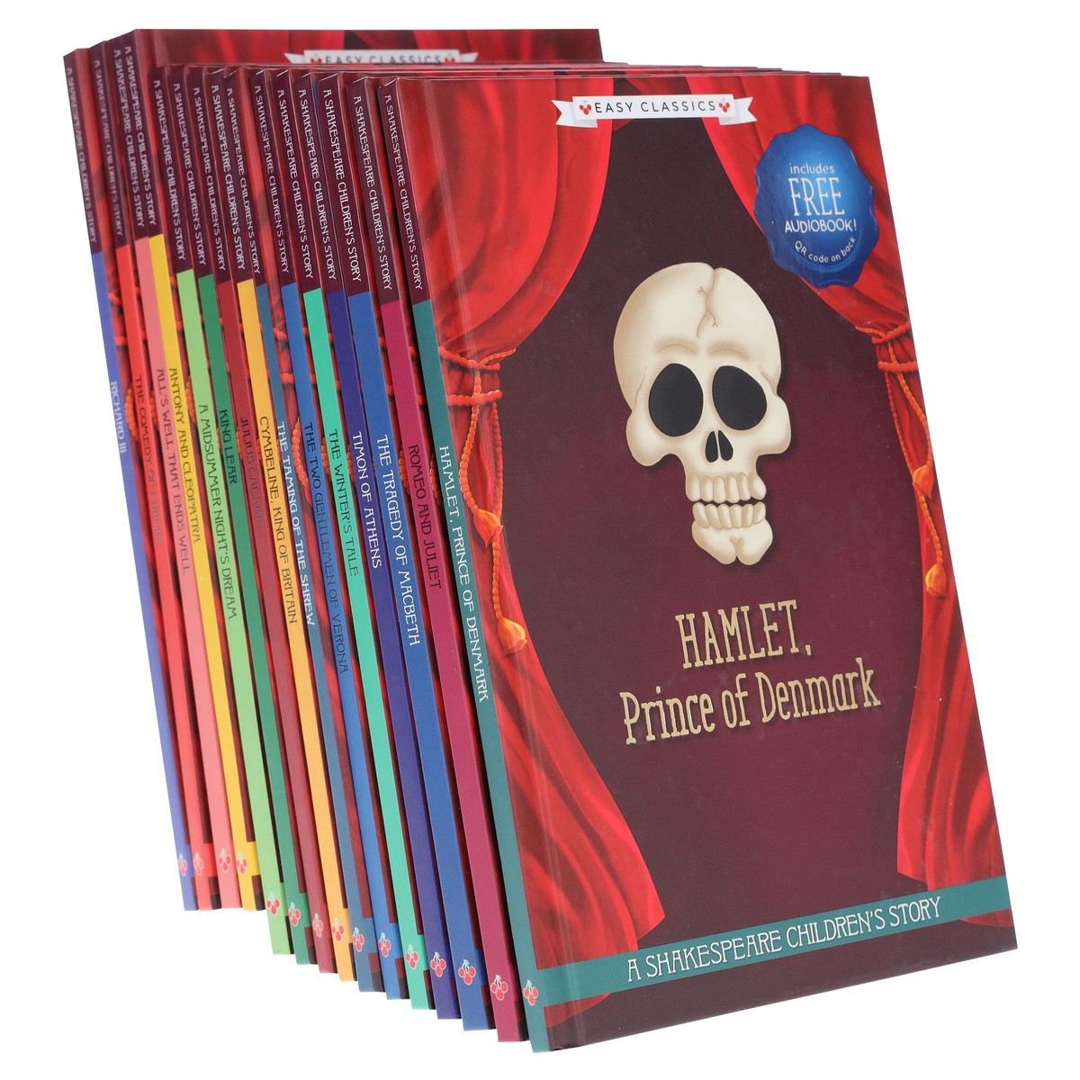 A Shakespeare Easy Classics Children’s Stories 15 Books Collection Set With Free Audiobook! – Ages 7+ – Hardback