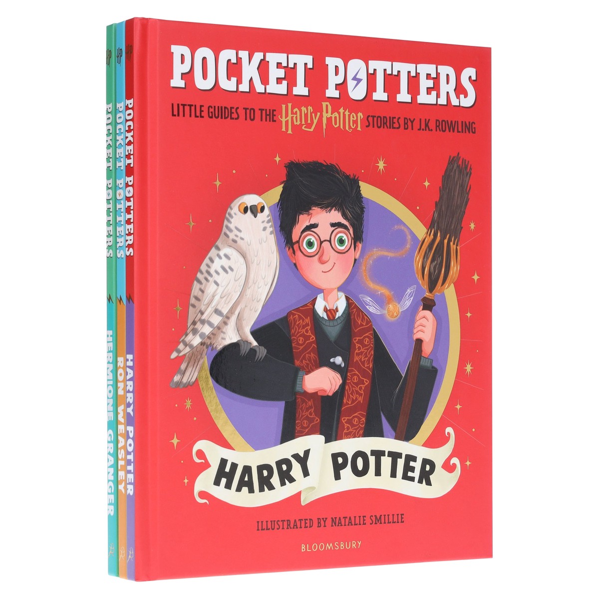 Harry Potter: Pocket Potters by J.K. Rowling Illustrated 3 Books Collection Set - Ages 7+ - Hardback