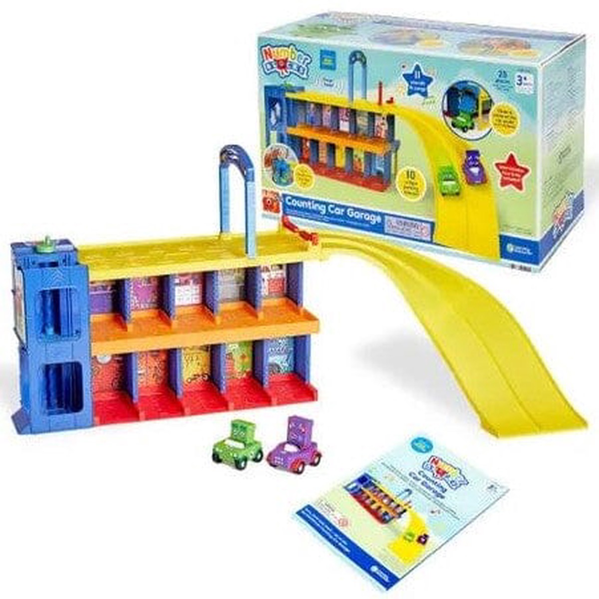 Numberblocks Counting Car Garage - Ages 3+ - Educational Toy