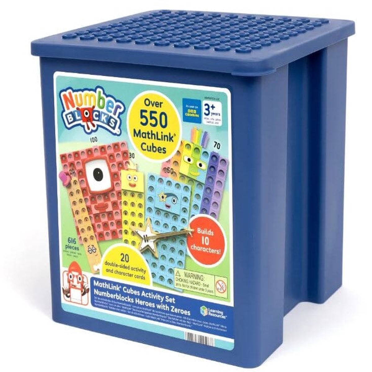 Numberblocks MathLink Cubes Activity Set Heroes with Zeroes - Ages 3+ - Educational Toy