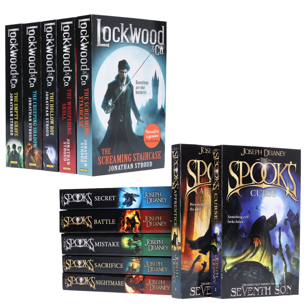 Spooks Wardstone Chronicles & Lockwood & Co: 12 Books Collection Set - Age 9-11 - Paperback