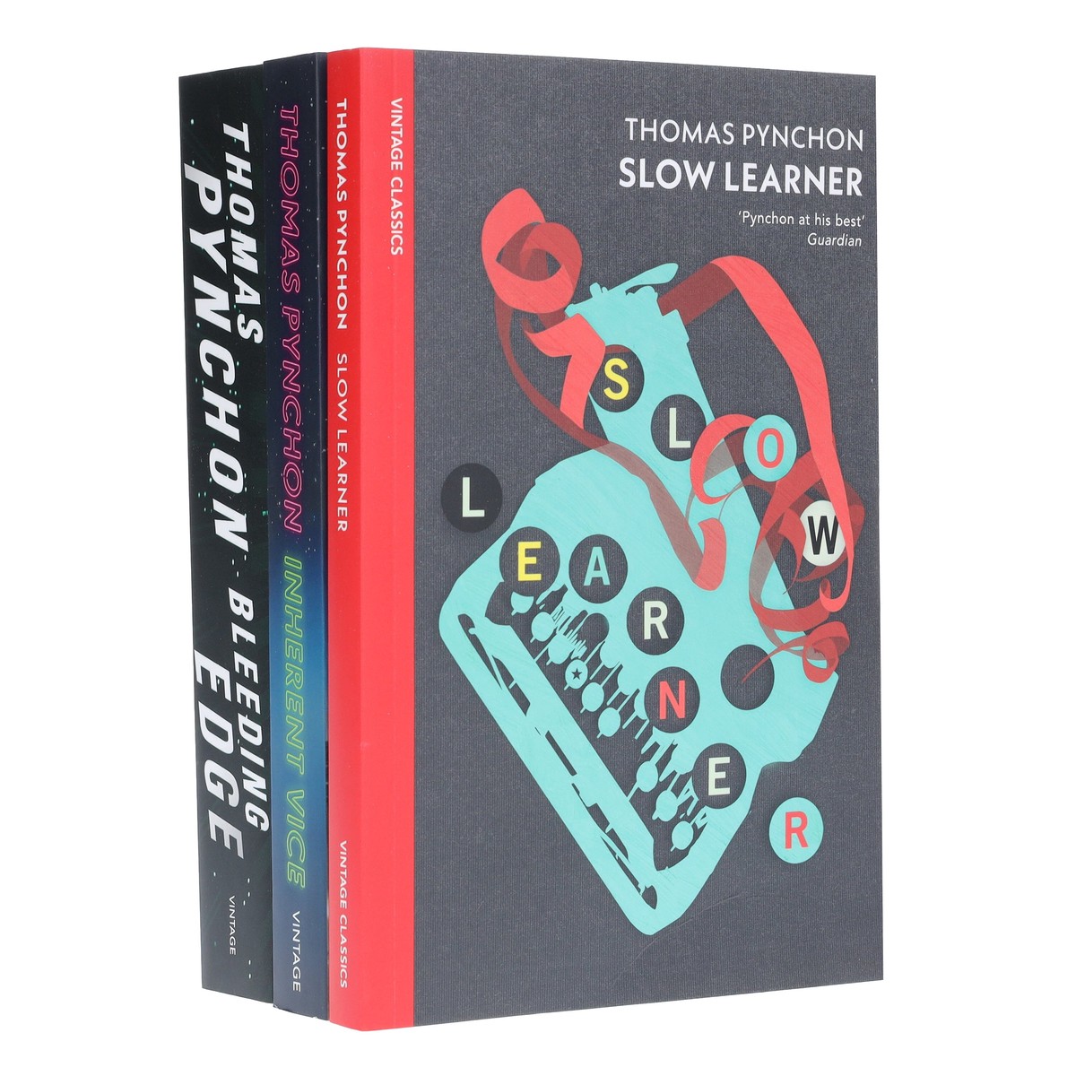 Thomas Pynchon Collection (Slow Learner, Inherent Vice & Bleeding Edge) 3 Books Set - Fiction - Paperback