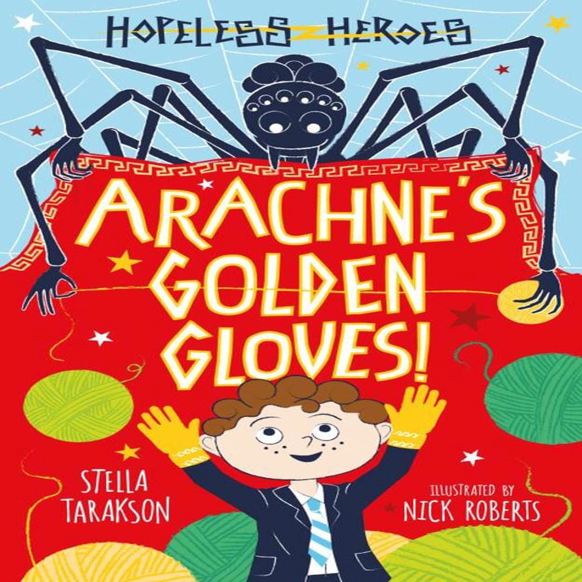 Arachne’S Golden Gloves Qr Code by Stella Tarakson – Hopeless Heroes – Paperback