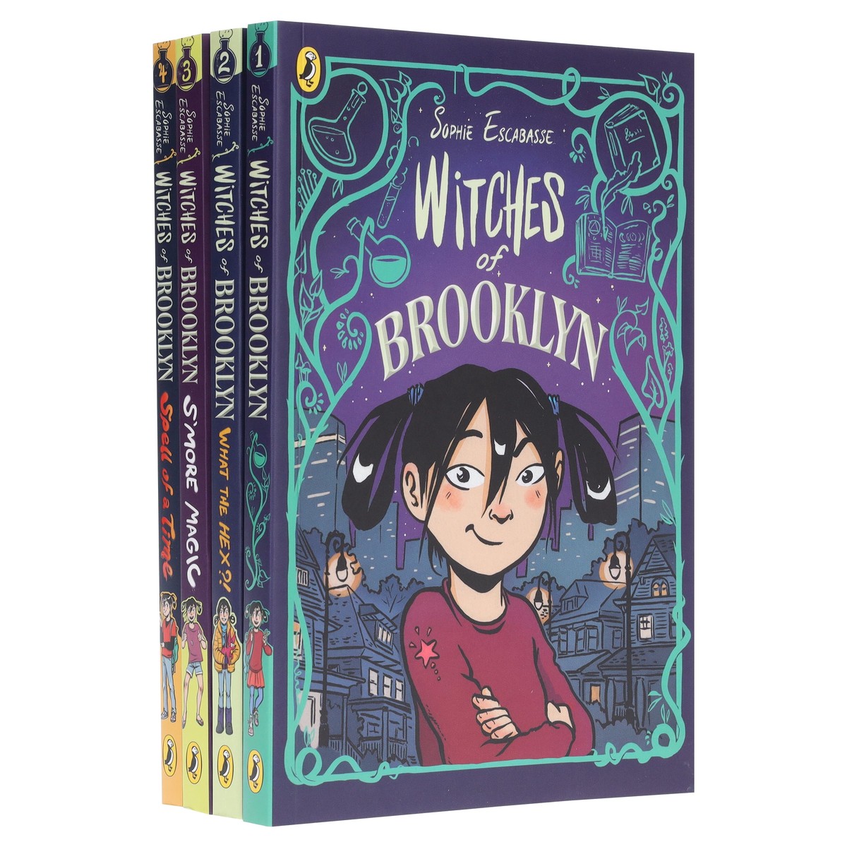 Witches of Brooklyn Graphic Novel Series by Sophie Escabasse 4 Books Collection Set - Ages 7-14 - Paperback
