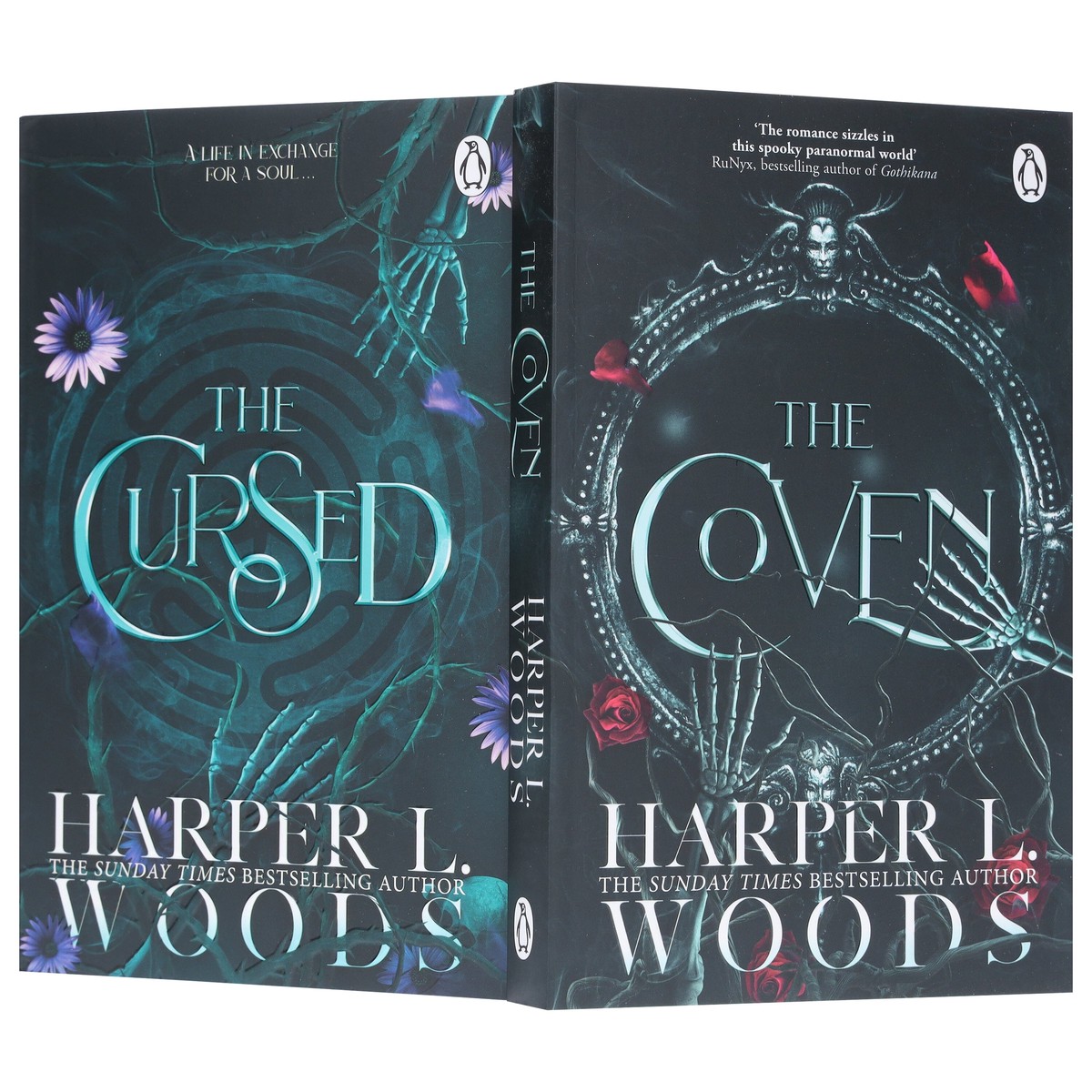 Coven of Bones Series by Harper L. Woods 2 Books Collection Set - Fiction - Paperback