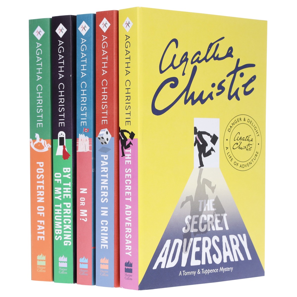 A Tommy and Tuppence Mystery Series by Agatha Christie 5 Books Collection Set - Fiction - Paperback