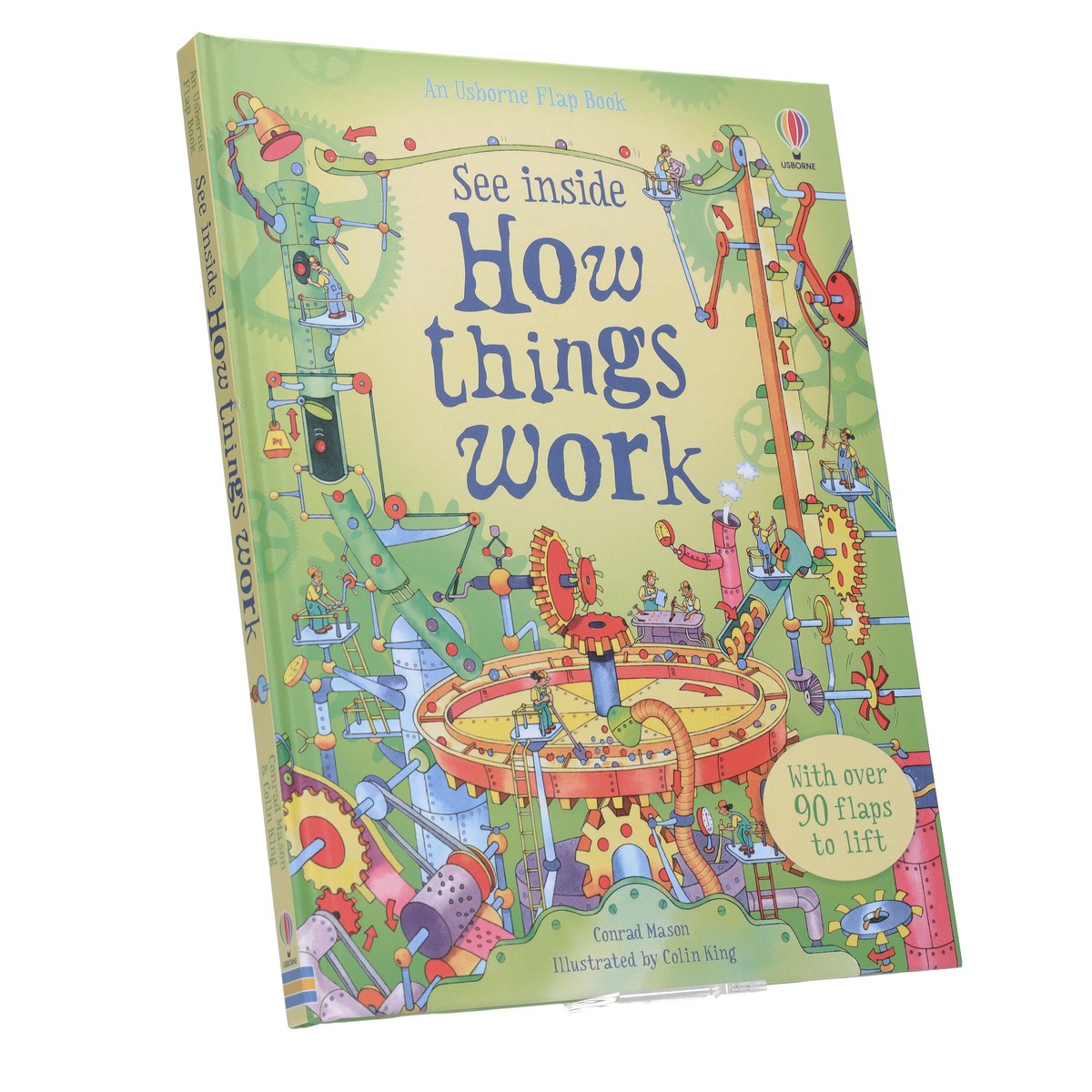 An Usborne Flap Book Series See Inside How Things Work by Conrad Mason – Ages 6+ – Board Book