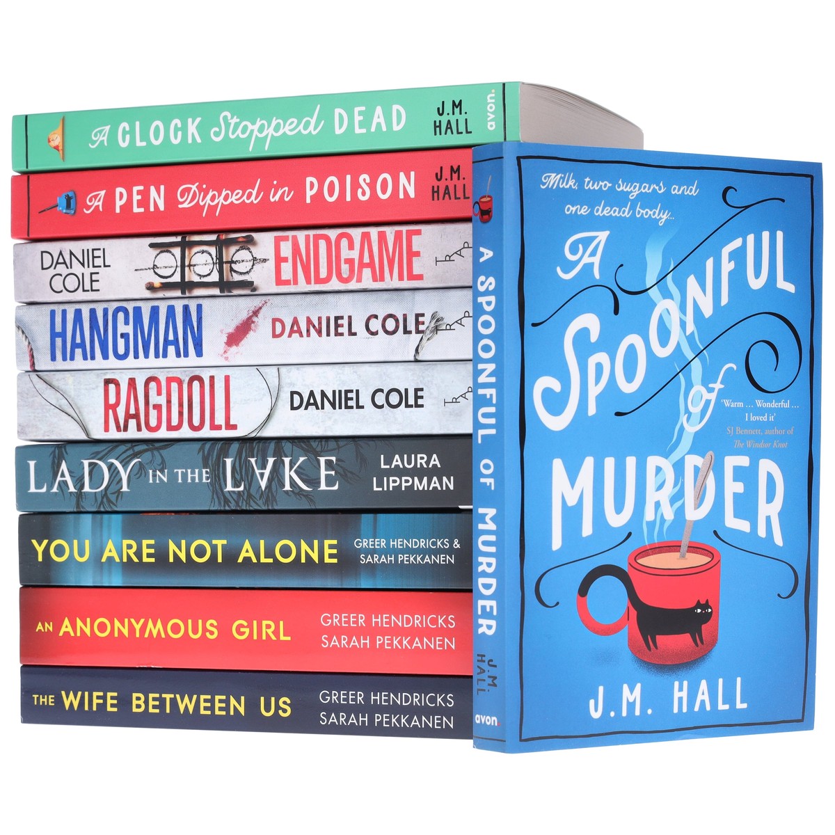 Psychological & Crime Thriller Collection Bundle 10 Books Set Fiction - Paperback