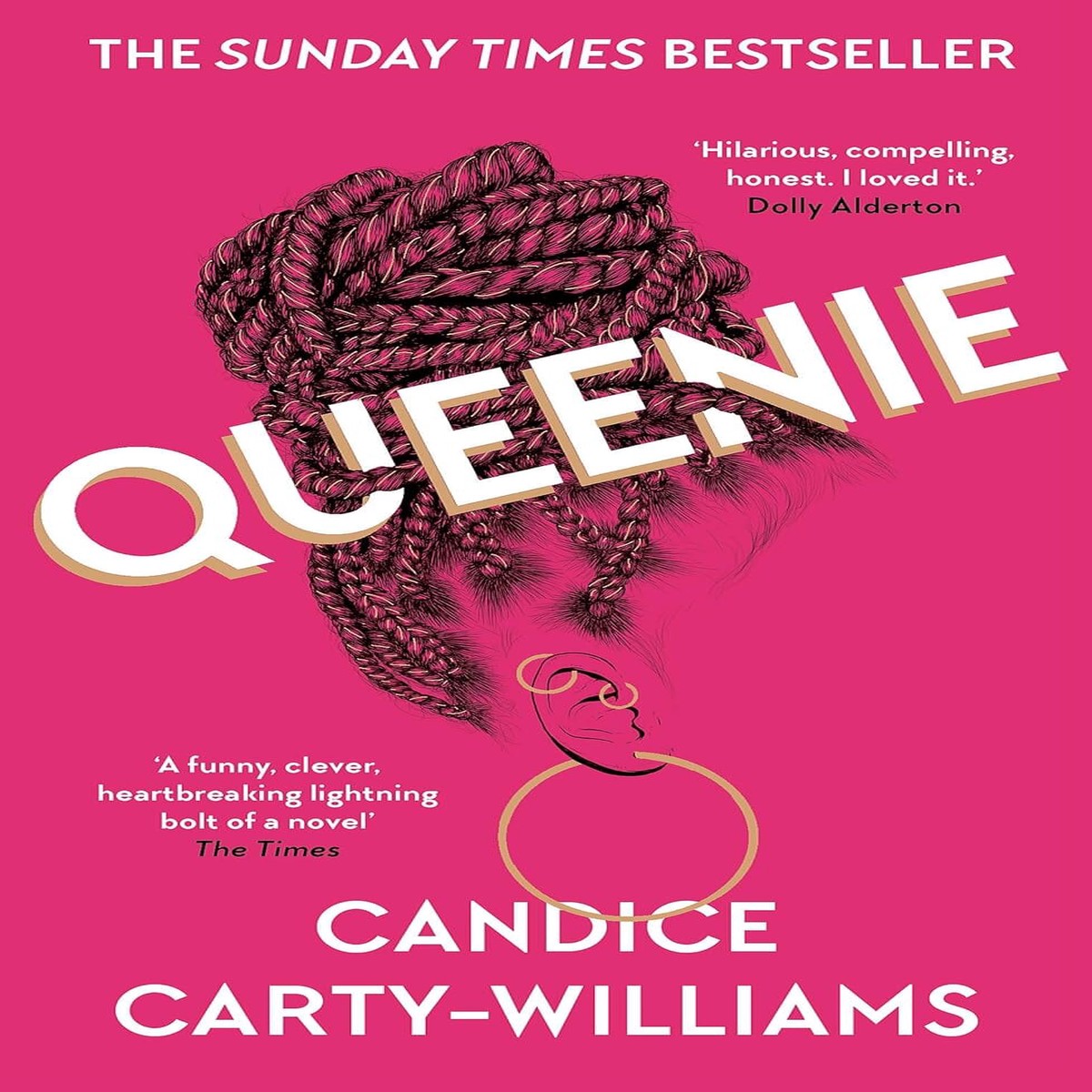 Queenie: The British Book Awards Book of The Year 2020 by Candice Carty-Williams - Fiction - Paperback