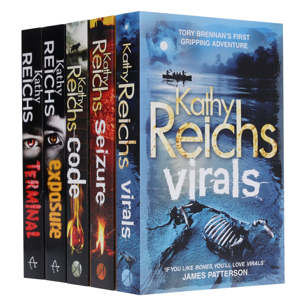 Kathy Reichs Virals Series 5 Books Collection Set - Ages 12-17 - Paperback