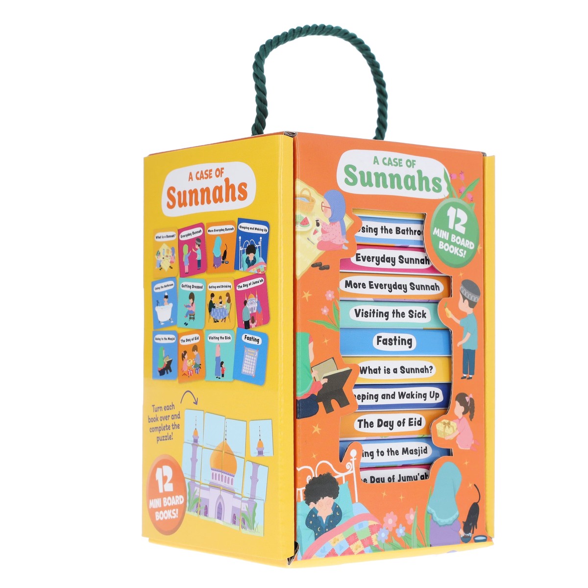 A Case of Sunnahs - 12 Mini Islamic Books Box Set - Ages 0-5 - Board Book