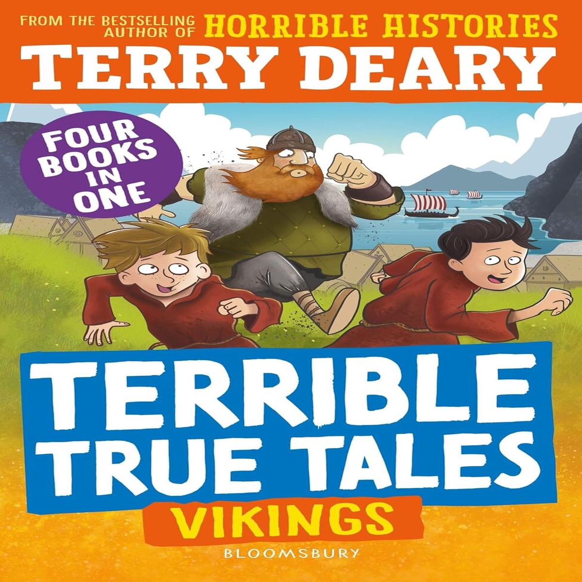Terrible True Tales: Vikings (Four Books In One) by Terry Deary - Ages 7+ - Paperback