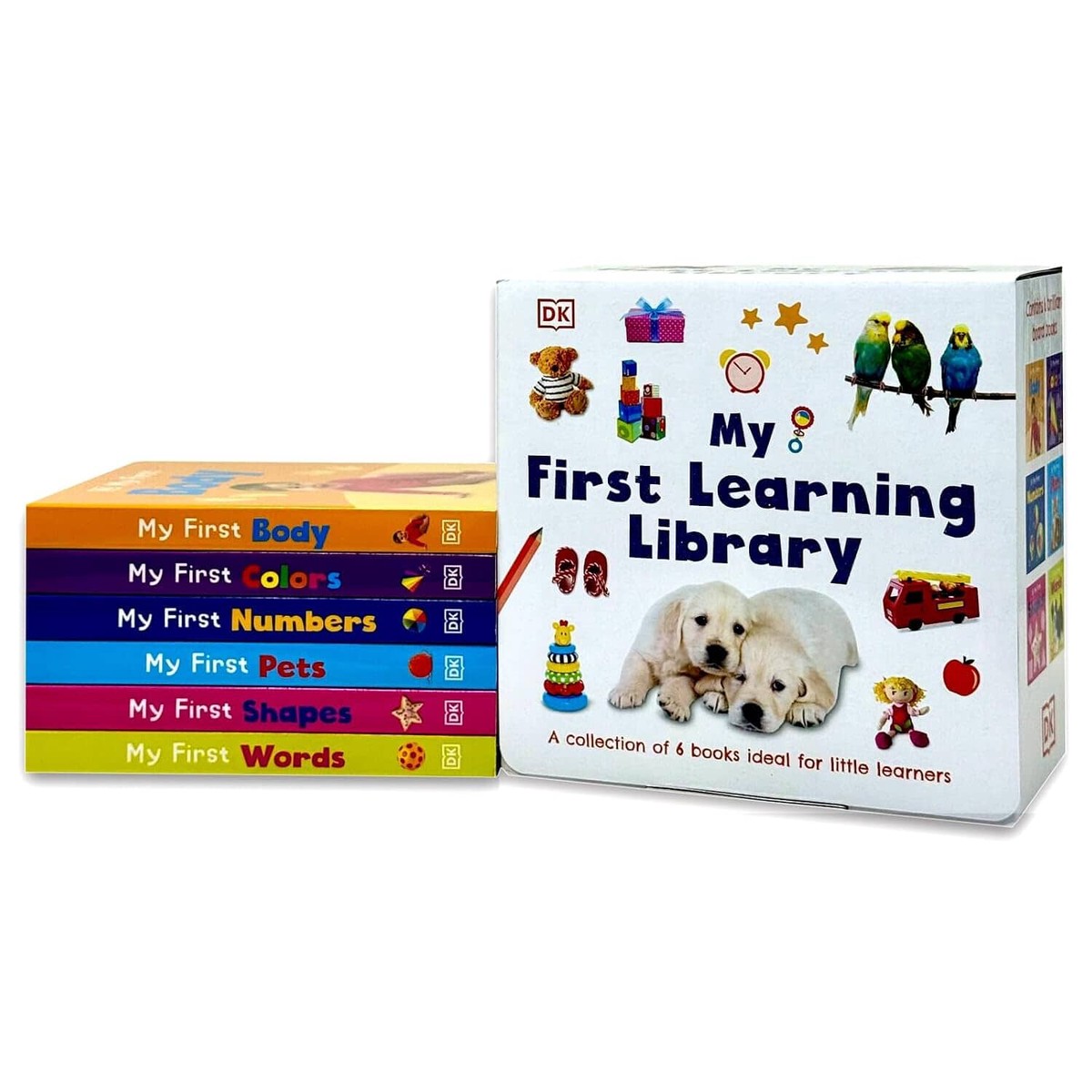 DK: My First Learning Library 6 Books Collection Box Set - Ages 0-5 - Board Book