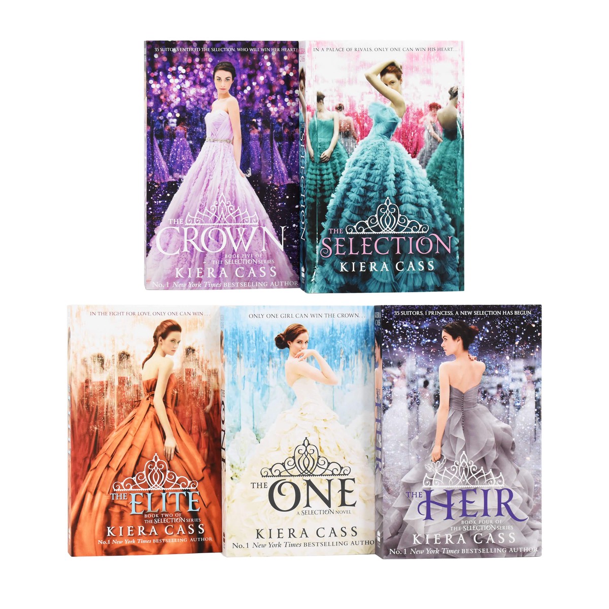 Damaged - The Selection Series By Kiera Cass 5 Books Collection Set - Ages 13+ - Paperback - T 37