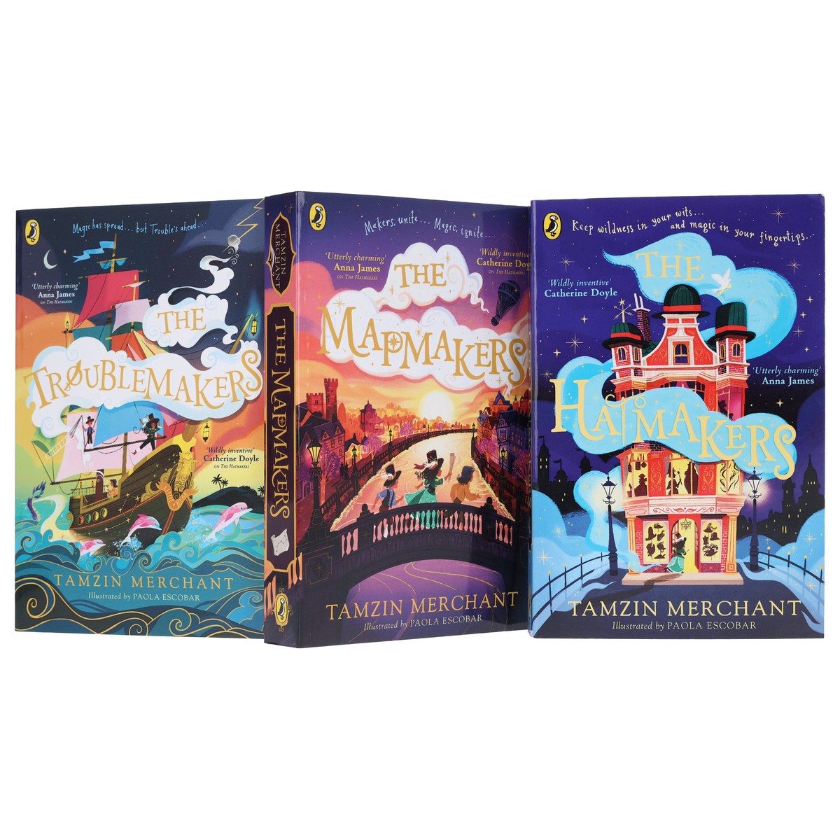 The Hatmakers Series By Tamzin Merchant 3 Books Collection Set - Ages 8-13 - Paperback