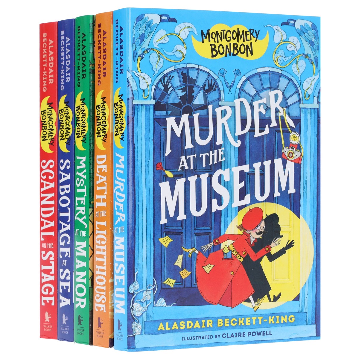 Montgomery Bonbon Series by Alasdair Beckett-King: Illustrated 5 Books Collection Set - Ages 9-12 - Paperback