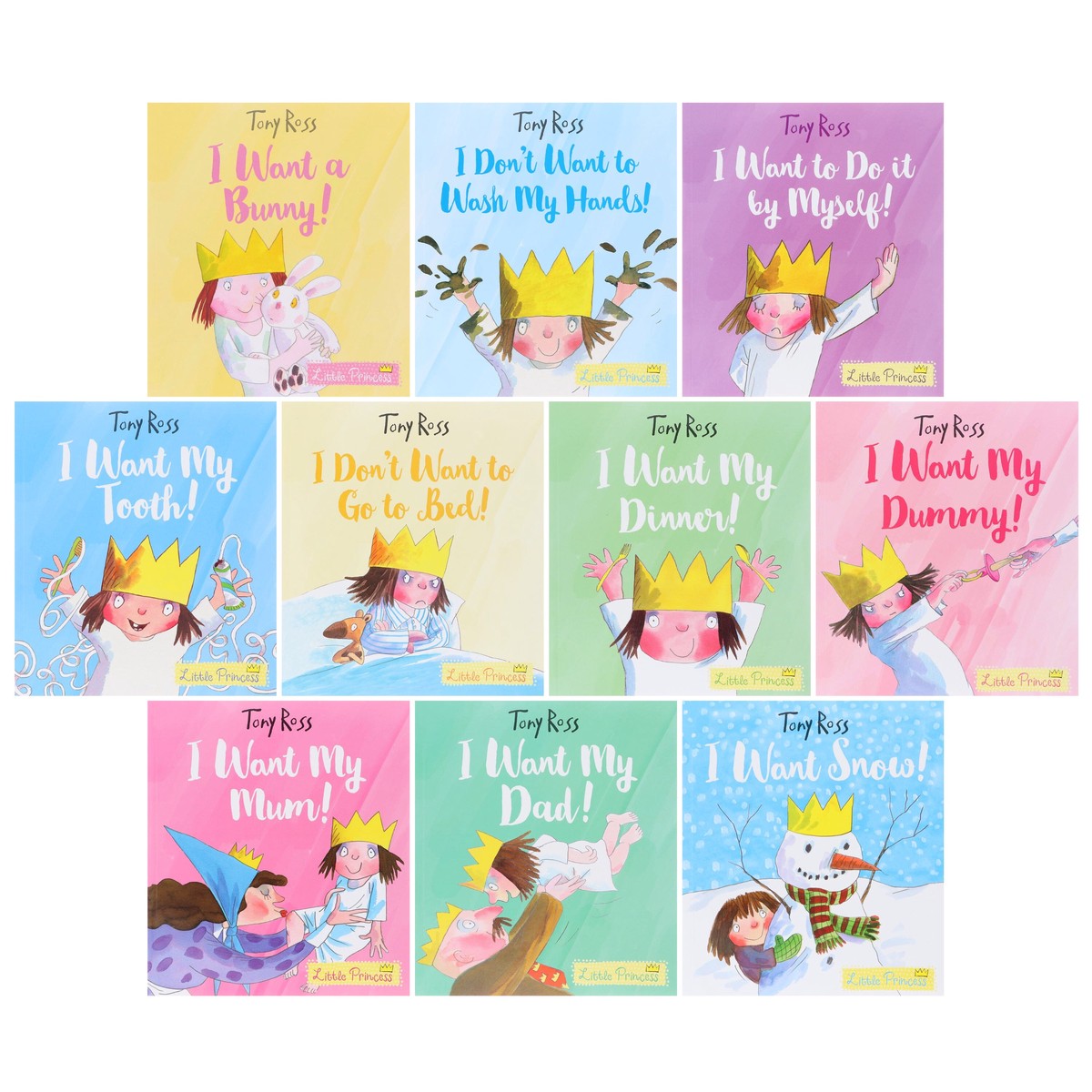 The Little Princess Collection by Tony Ross 10 Picture Books Set - Ages 3+ - Paperback