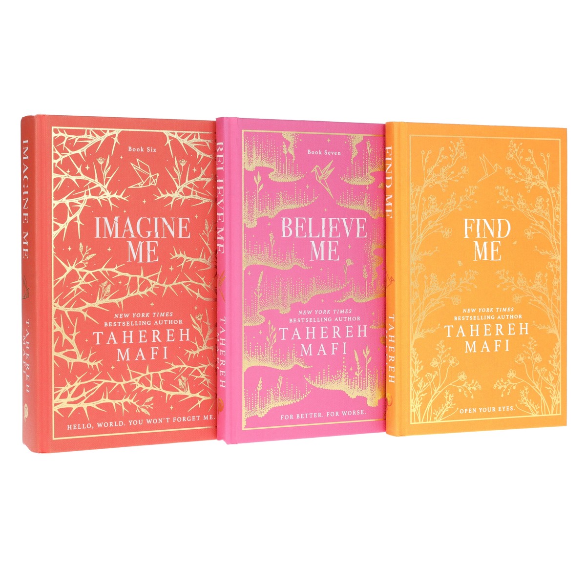Shatter Me (Book 6-8) Collector's Edition by Tahereh Mafi 3 Book Sprayed Edges Collection Set - Ages 14+ - Hardback